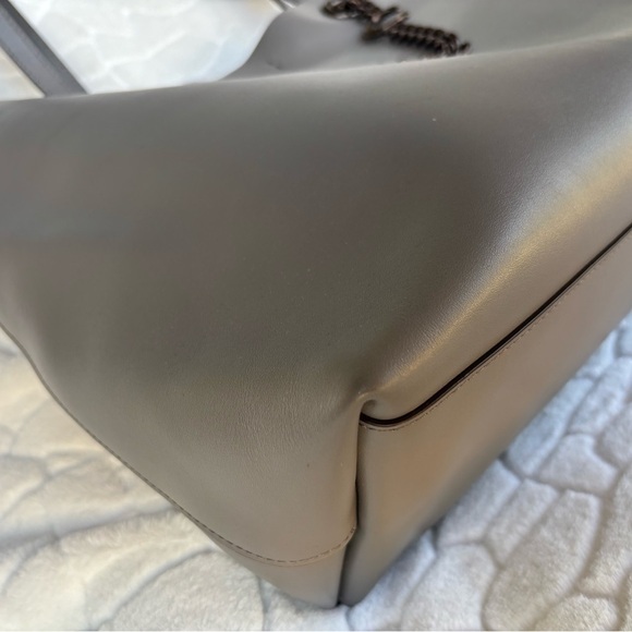 COACH 78218 SIGNATURE CHAIN CENTRAL TOTE V5/Heather Grey. - Picture 7 of 14